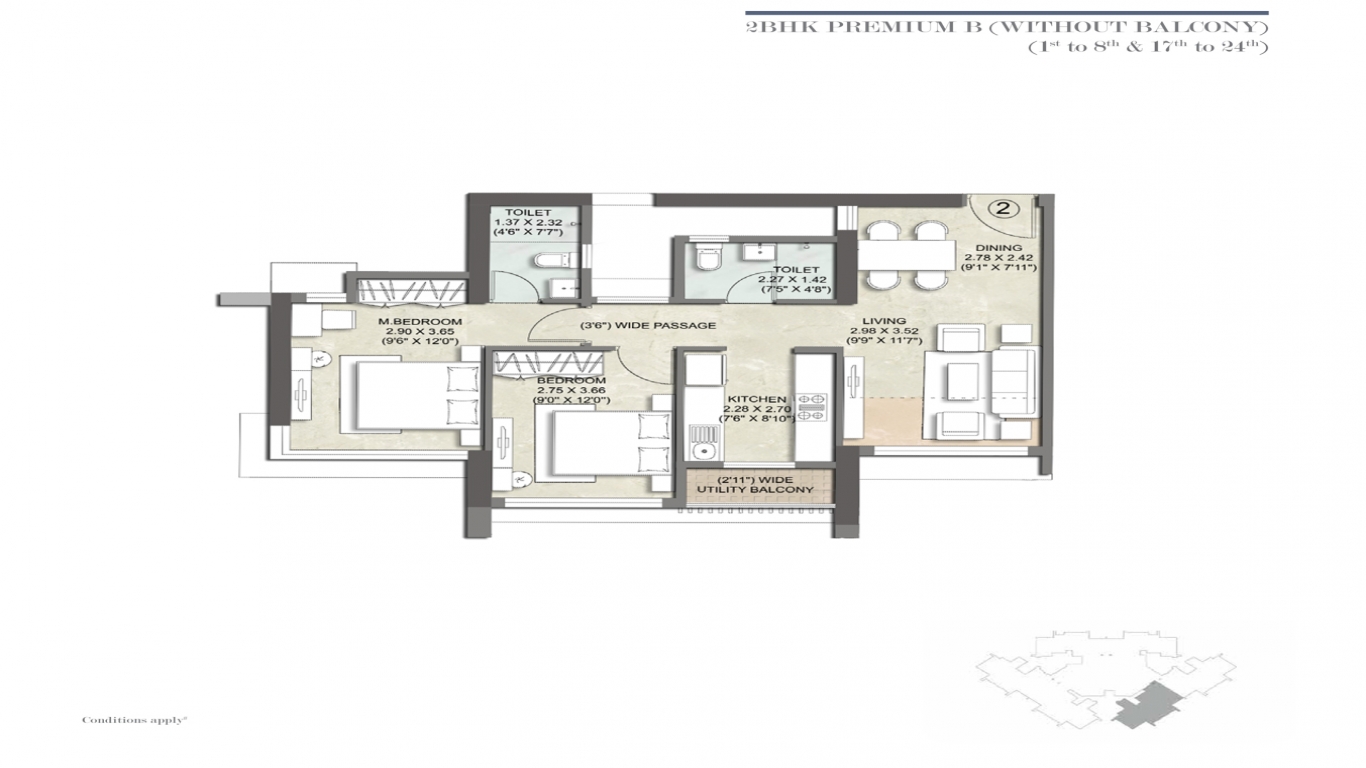 Kalpataru Paramount Offers Lavish 2BHK Starting 99 Lacs